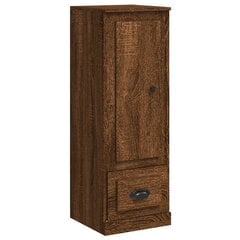 vidaXL Komoda, ruda ąžuolo, 36x35,5x103,5cm, apdirbta mediena цена и информация | Шкафчики в гостиную | pigu.lt