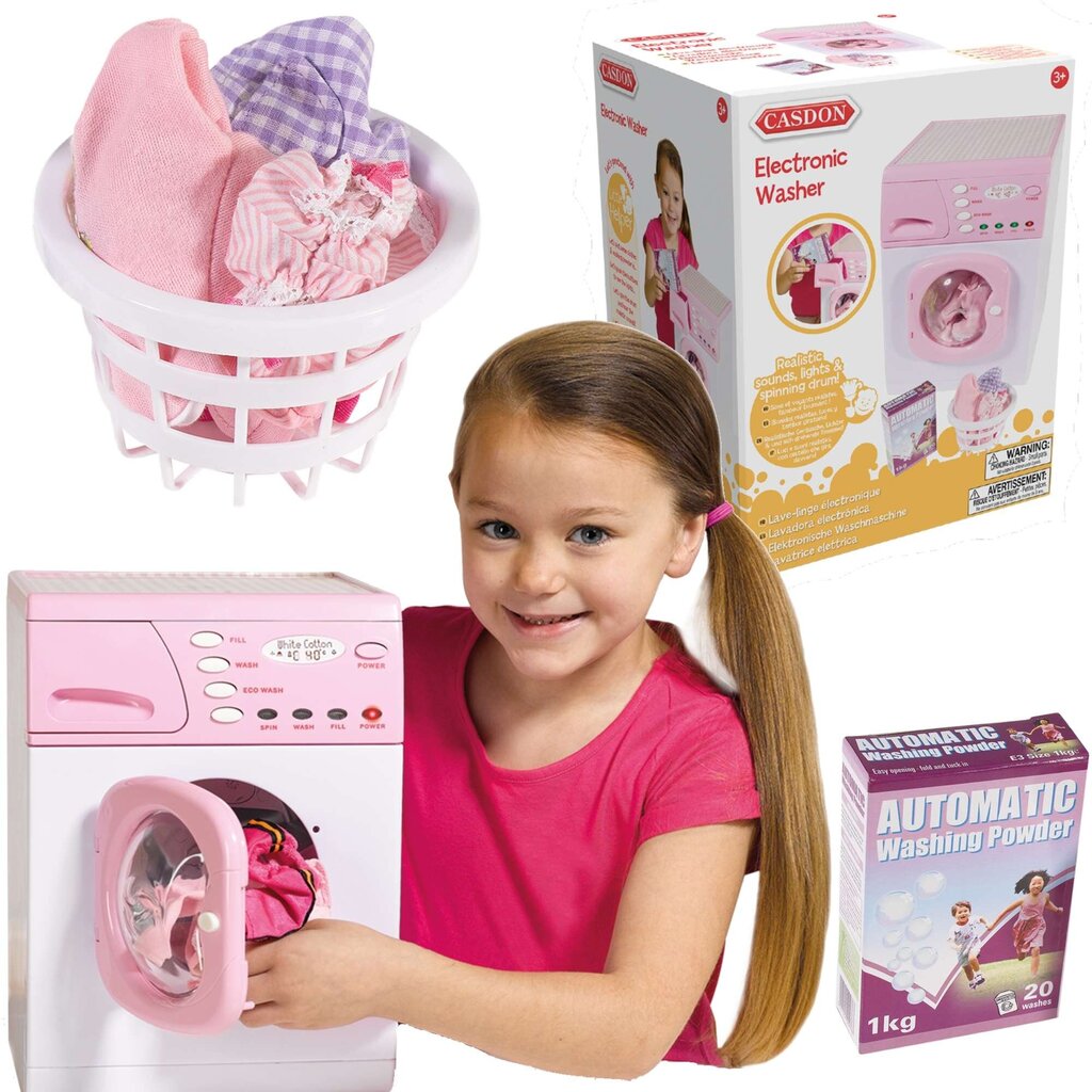 Žaislų skalbimo mašina Casdon Little Helper kaina ir informacija | Žaislai mergaitėms | pigu.lt