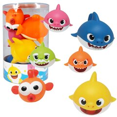 Vonios žaislas Baby Shark 6 vnt цена и информация | Игрушки для малышей | pigu.lt