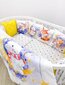 Happy Family vaikiškas patalų komplektas su apsaugomis White bear, 110x140, 17 dalių kaina ir informacija | Patalynė kūdikiams, vaikams | pigu.lt