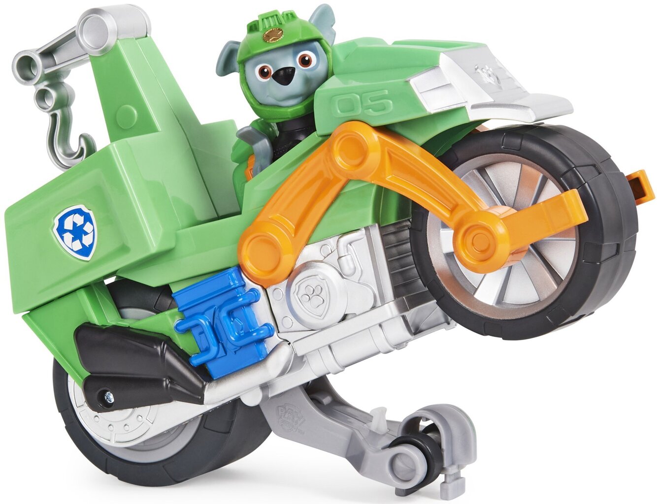 Figūrėlė ir motociklas Paw Patrol Rocky kaina ir informacija | Žaislai berniukams | pigu.lt