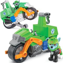 Figūrėlė ir motociklas Paw Patrol Rocky цена и информация | Игрушки для мальчиков | pigu.lt