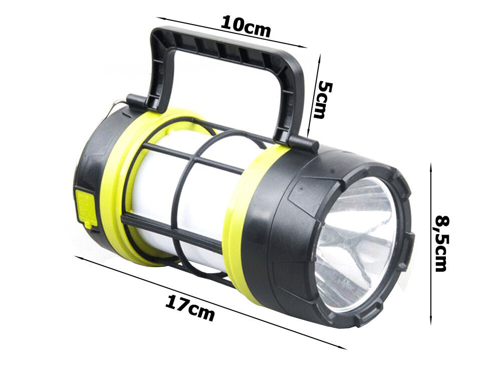 Turistinė LED lempa stovyklavimui su saulės baterija Verk Group kaina ir informacija | Kitas turistinis inventorius | pigu.lt