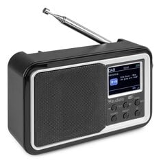 Портативное радио DAB+ Audizio Anzio с аккумулятором черного цвета цена и информация | Радиоприемники и будильники | pigu.lt