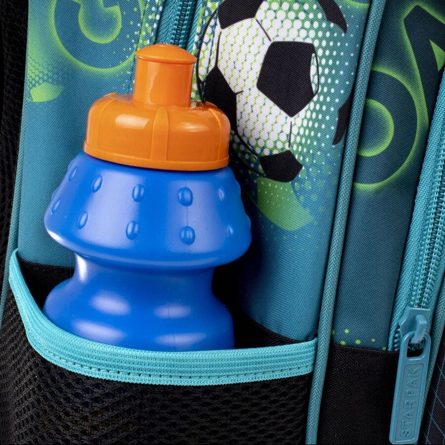 Mokyklinė kuprinė Starpak su futbolo kamuoliu kaina ir informacija | Kuprinės mokyklai, sportiniai maišeliai | pigu.lt