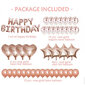 Teminis balionų rinkinys Macaron Rose, 39 vnt. kaina ir informacija | Balionai | pigu.lt
