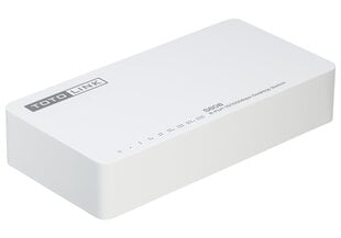 Totolink S808 Desktop Switch 8port 100mbit/s цена и информация | Маршрутизаторы (роутеры) | pigu.lt