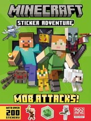 Minecraft Sticker Adventure: Mob Attacks! kaina ir informacija | Knygos mažiesiems | pigu.lt