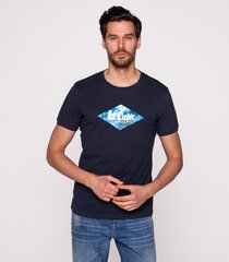 Мужская футболка Lee Cooper 4022*01, тёмно-синяя, 5904347350246 цена и информация | Футболка мужская | pigu.lt