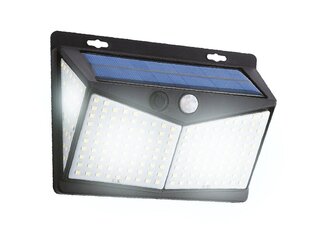 LTC Солнечный 40W 600lm 3D SMD LED IP65 Настенный светильник c PIR сэнсором встроенной солнечной панелю + аккумулятор цена и информация | Уличные светильники | pigu.lt