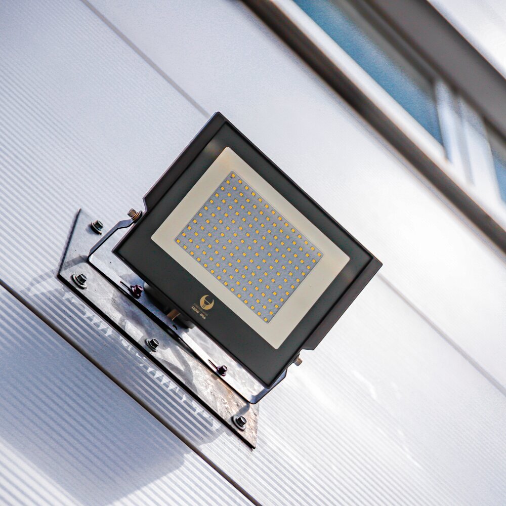 Prožektorius LED Aspire Forever Light 100W 6000K, pilkas kaina ir informacija | Lauko šviestuvai | pigu.lt