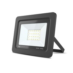 Forever PROXIM II Комнатный & Уличный IP66 LED PIR Прожектор  20W 1600 люменов неитрально белый 4500K Черный цена и информация | Уличные светильники | pigu.lt