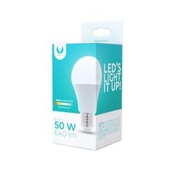 Forever E27 A60 8W LED Bulb 640 люменов 3000K Тепло белый в безопастном корпусе цена и информация | Электрические лампы | pigu.lt