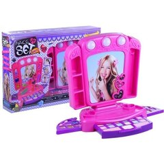 Kosmetinis staliukas Lean Toys, rožinis цена и информация | Игрушки для девочек | pigu.lt