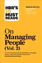 HBR's 10 Must Reads on Managing People, Vol. 2 (with bonus article The Feedback Fallacy by Marcus Buckingham and Ashley Goodall) kaina ir informacija | Ekonomikos knygos | pigu.lt