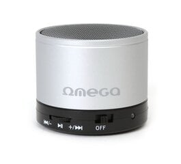 Колонка Omega Bluetooth V3.0 Alu 3in1 OG47S, серебряная, 42647 цена и информация | Аудиоколонки | pigu.lt