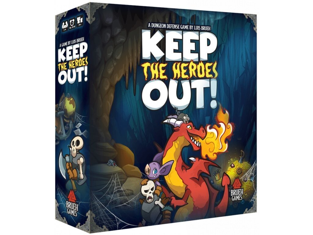 Stalo žaidimas Keep the Heroes Out!, EN kaina ir informacija | Stalo žaidimai, galvosūkiai | pigu.lt