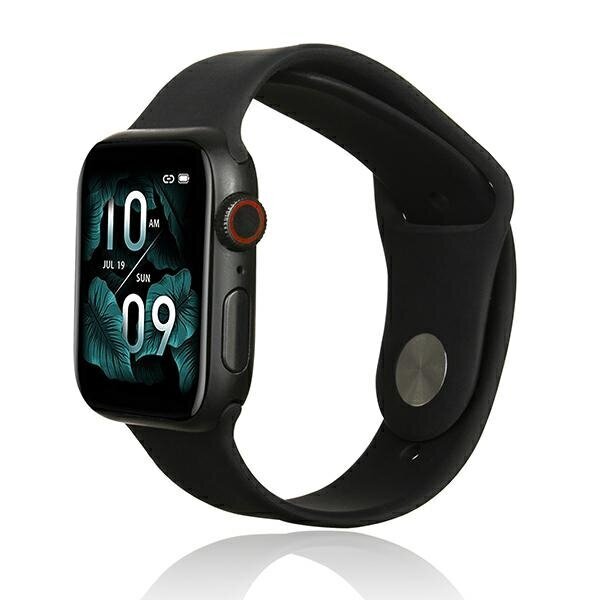 Beline Watch Silicone Black цена и информация | Išmaniųjų laikrodžių ir apyrankių priedai | pigu.lt