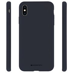 Чехол Mercury "Silicone Case" для Apple iPhone 14, чёрный цена и информация | Чехлы для телефонов | pigu.lt