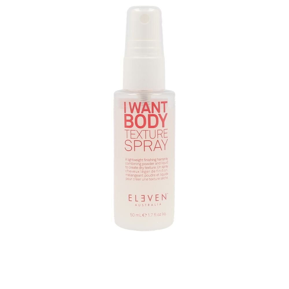 Plaukams tekstūros suteikianti priemonė Eleven Australia I Want Body Spray, 50 ml цена и информация | Plaukų formavimo priemonės | pigu.lt