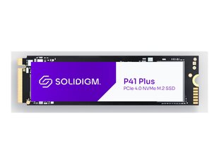 SSD Solidigm P41 Plus 1TB M.2 2280 NVMe PCIe 4.0 SSDPFKNU010TZX1 kaina ir informacija | Vidiniai kietieji diskai (HDD, SSD, Hybrid) | pigu.lt