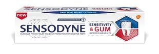 Sensodyne зубная паста Sensitival и отбеливание десен 75 мл, 6 набор упаковки цена и информация | Зубные щетки, пасты | pigu.lt