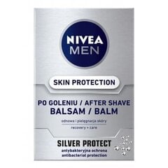 Balzamas po skutimosi Nivea Men Silver Protect, 6 x 100 ml kaina ir informacija | Skutimosi priemonės ir kosmetika | pigu.lt