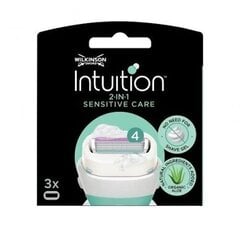 Женские лезвия WS Intuition Sensitive Care, 5 x 3 шт. цена и информация | Косметика и средства для бритья | pigu.lt