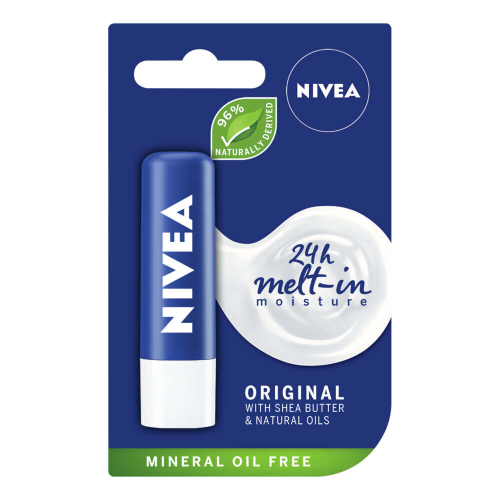 Lūpų balzamas Nivea Essential Care, 6 x 4.8 g kaina ir informacija | Lūpų dažai, blizgiai, balzamai, vazelinai | pigu.lt