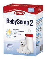 Pieno mišinys Semper Babysemp2, 6 mėn.+, 800g, 8 pakuočių komplektas kaina ir informacija | Pradinio maitinimo ir specialios paskirties mišiniai | pigu.lt