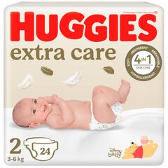 Huggies мягкие подгузники 2 (4-6 кг) новорожденный, 25 %, 2 упаковочных комплекта цена и информация | Подгузники | pigu.lt