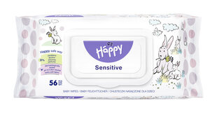 Bella Happy Wet Wipes чувствительные, 56 %, 6 упаковочный комплект цена и информация |  Одноразовые пеленки и влажные салфетки | pigu.lt