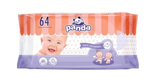 Drėgnos servetėlės Panda, 6 x 64 vnt. kaina ir informacija | Drėgnos servetėlės, paklotai | pigu.lt