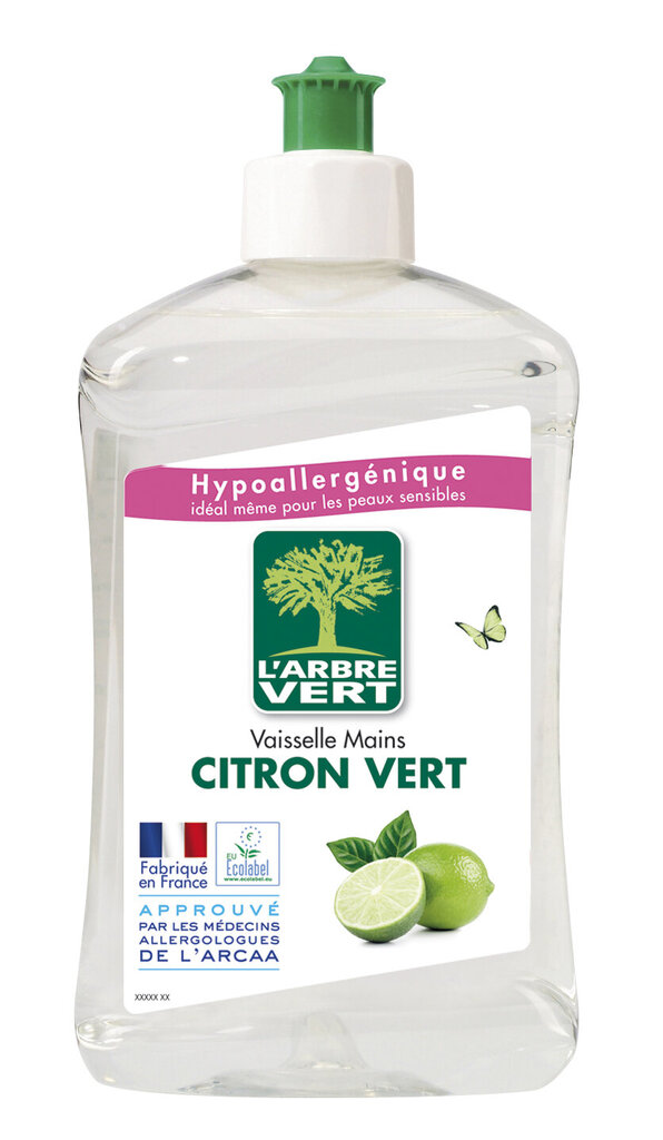 L'arbre Vert indų ploviklis, 6 x 500ml kaina ir informacija | Indų plovimo priemonės | pigu.lt