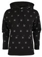 Džemperis moterims Puma Brand Love AOP Hoodie FL 535706 01, juodas