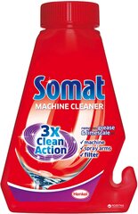 Somat Machine Care indaplovių priežiūros priemonė, 4 x 250ml цена и информация | Средства для мытья посуды | pigu.lt