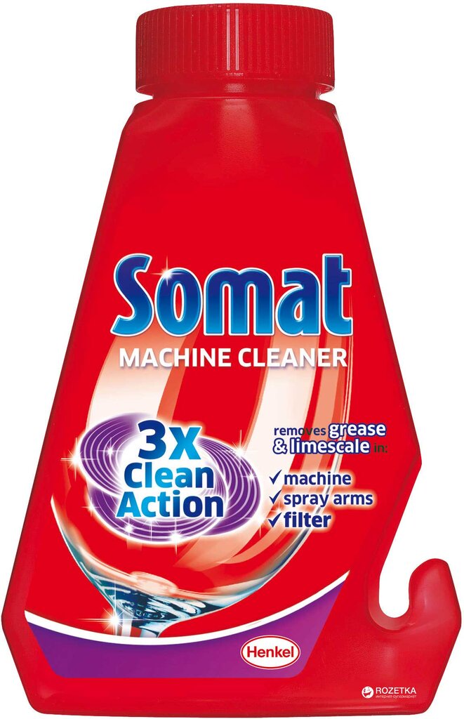 Somat Machine Care indaplovių priežiūros priemonė, 4 x 250ml цена и информация | Indų plovimo priemonės | pigu.lt