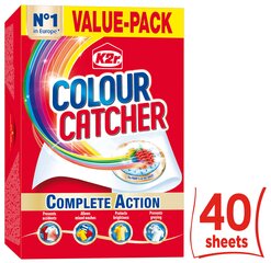K2R Colour Catcher skalbimo lapeliai, 6 x 40 vnt. цена и информация | Средства для стирки | pigu.lt