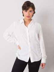 Marškiniai moterims Rue Paris 2016102881100, balti цена и информация | Женские блузки, рубашки | pigu.lt