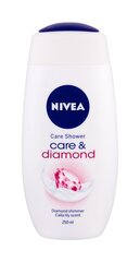 Крем для душа Nivea Care & Diamond, 250 мл цена и информация | Масла, гели для душа | pigu.lt