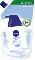 Жидкая мыльная добавка Nivea Creme Soft 500 мл цена и информация | Мыло | pigu.lt