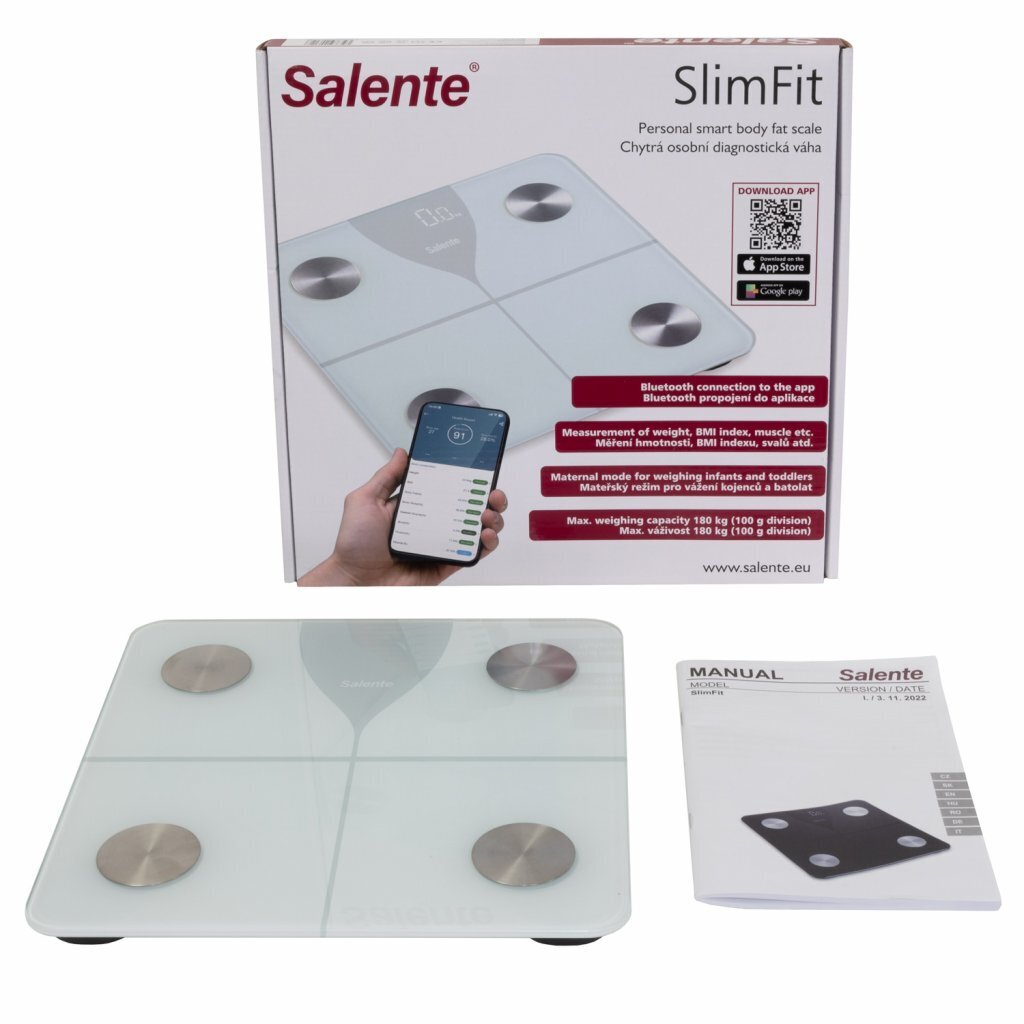 Salente SlimFit kaina ir informacija | Svarstyklės (buitinės) | pigu.lt