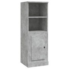 vidaXL Komoda, betono pilka, 36x35,5x103,5cm, apdirbta mediena цена и информация | Шкафчики в гостиную | pigu.lt