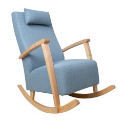 Кресло-качалка VENLA голубой цена и информация | Кресла в гостиную | pigu.lt