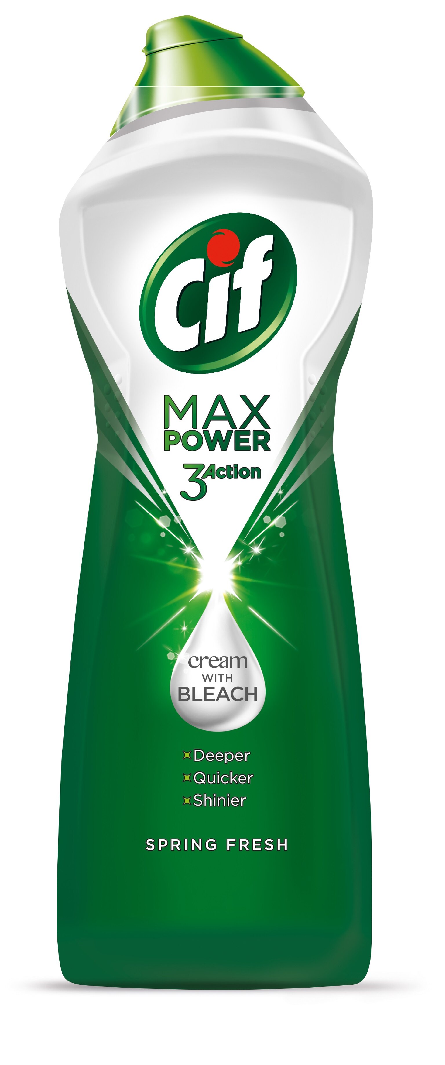 Cif Max Power šveičiamasis pienelis Spring Fresh, 14 vnt. x 1001g kaina