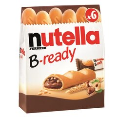 Batonėlis Nutella B-ready T6, 16x132g цена и информация | Сладости | pigu.lt