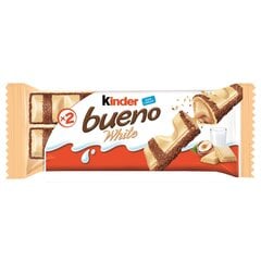 Kinder Bueno White Waffle Bar, 39 г, 30 упаковочных наборов цена и информация | Сладости | pigu.lt