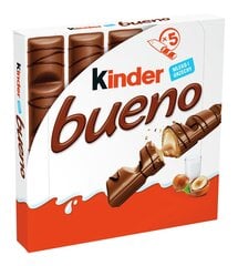 Vafliniai batonėliai T5 Kinder Bueno, 9x110g цена и информация | Сладости | pigu.lt