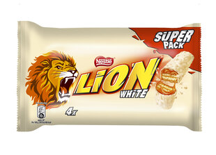 Batonėlis Nestle Lion White MultiPack, 40x42g цена и информация | Сладости | pigu.lt