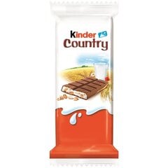 Kinder Country Chocolate с хлопьями, 23, 5G, 40 пакетов цена и информация | Сладости | pigu.lt